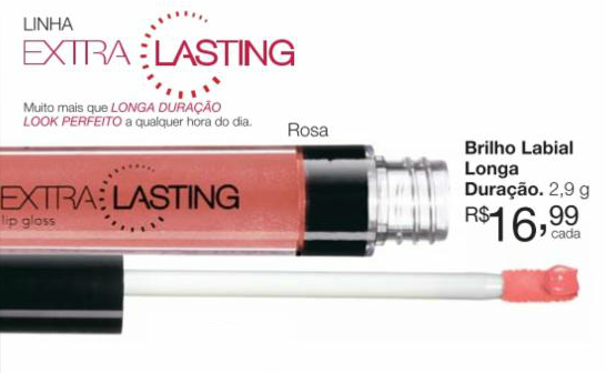 Brilho Labial Longa Duaração 2,9 g Cada.