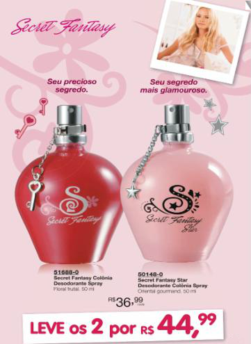 Secret Fantasy 50ml Cada.