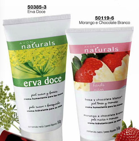 Creme Hidratante Para Mãos 50g Cada.