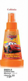 Colonia Disney Cars 150ml Cada.